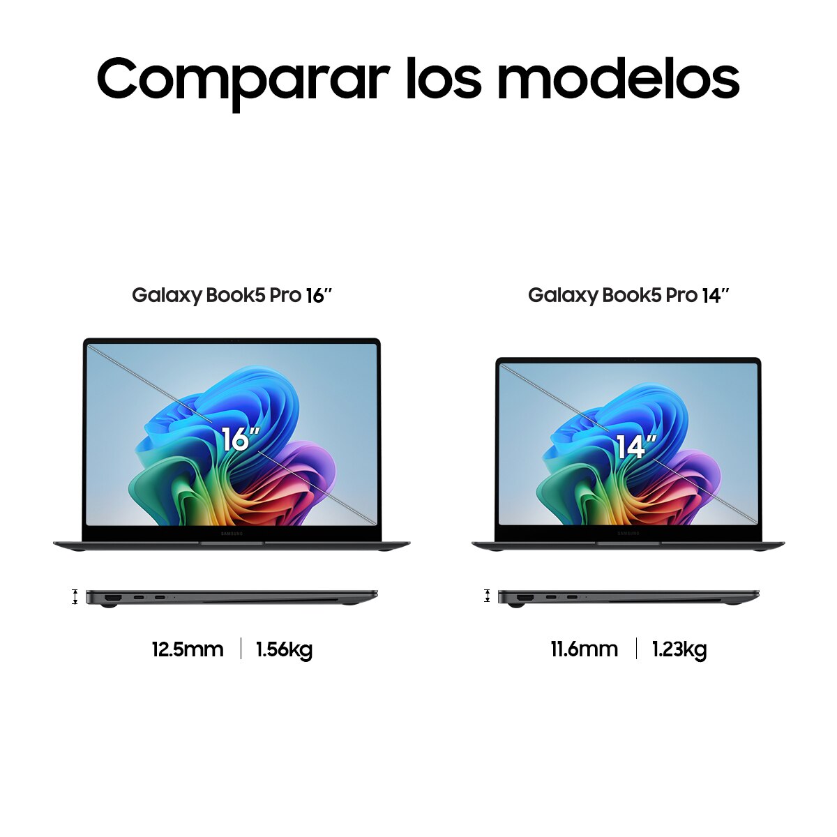 Portátil Samsung Galaxy Book5 Pro, Intel Core Ultra 7-256V, 16GB, 1TB SSD, Intel Arc 130V 8GB, 16",  W11 Gris Grafito-5
