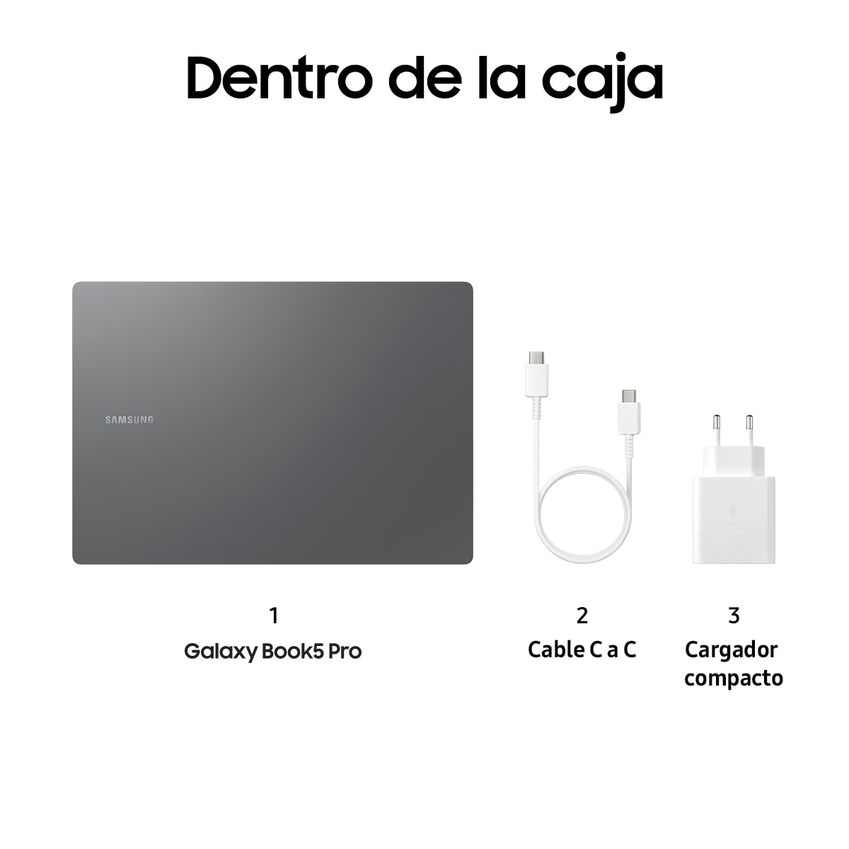Portátil Samsung Galaxy Book5 Pro, Intel Core Ultra 7-256V, 16GB, 1TB SSD, Intel Arc 130V 8GB, 16",  W11 Gris Grafito-6