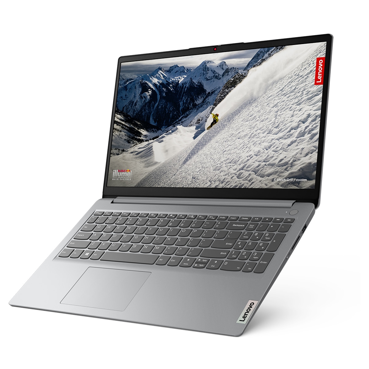Portátil Lenovo IdeaPad 1 15AMN7, Ryzen 5-7520U, 16GB, 512GB SSD, 15,6", W11 Gris nube-4