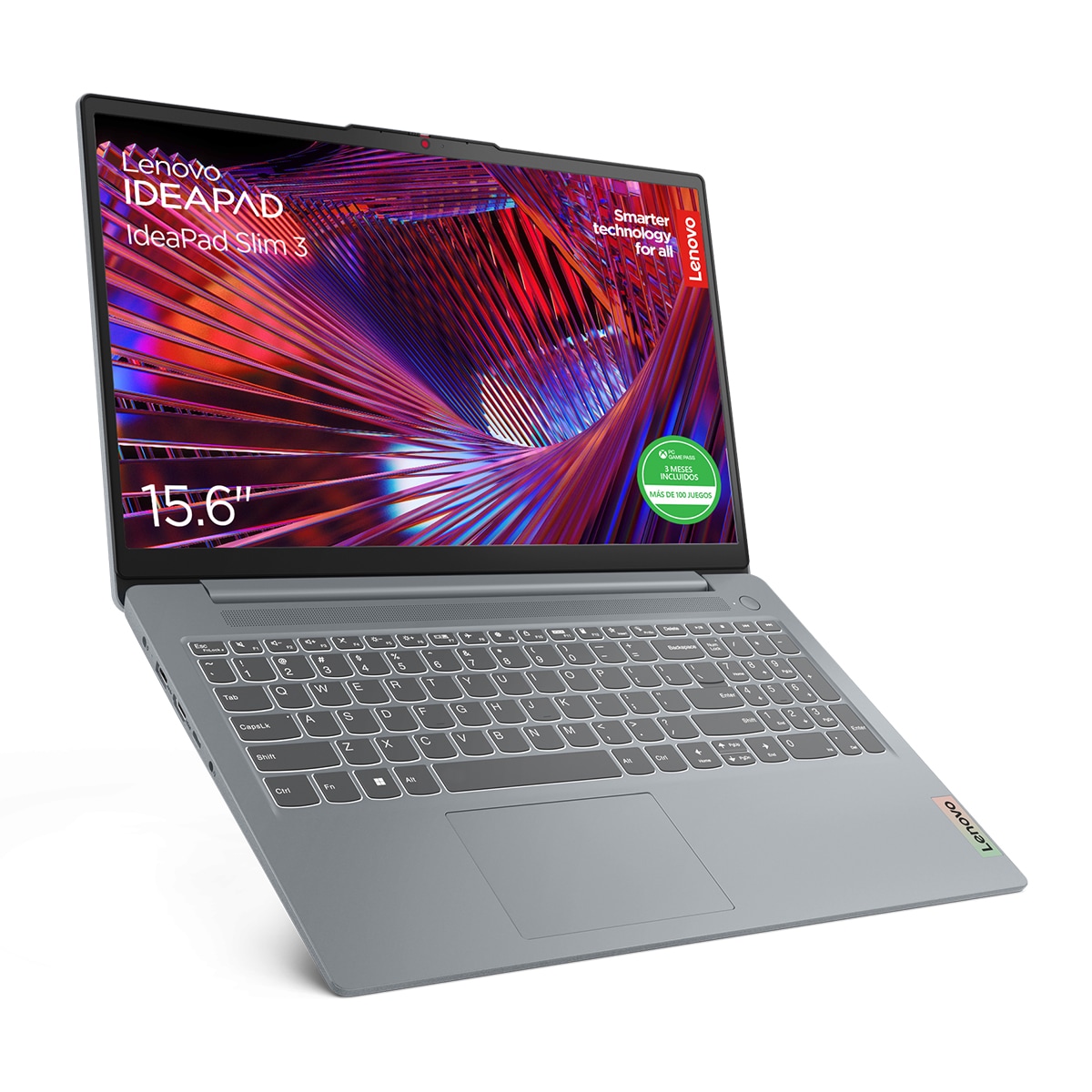 Portátil Lenovo IdeaPad Slim 3 15ABR8, Ryzen 7-5825U, 16GB, 512GB SSD, 15,6", W11 Gris ártico-2
