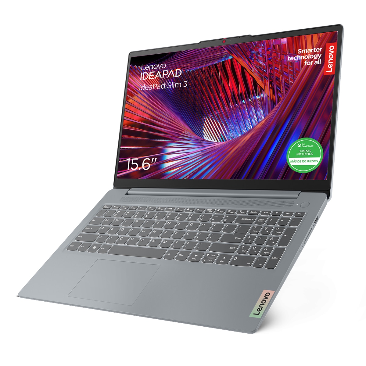 Portátil Lenovo IdeaPad Slim 3 15ABR8, Ryzen 7-5825U, 16GB, 512GB SSD, 15,6", W11 Gris ártico-4