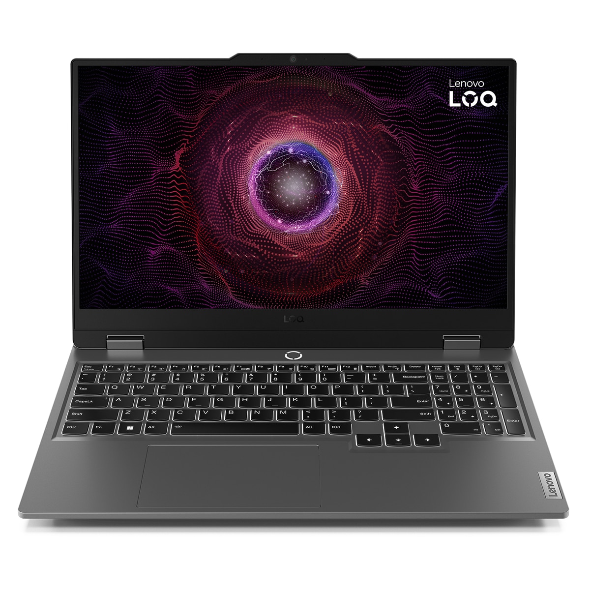 Portátil Gaming Lenovo LOQ 15ARP9, Ryzen 5-7232HS, 24GB, 512GB SSD, Nvidia GeForce RTX 3050 6GB, 15,6", W11 Gris Lunar-1