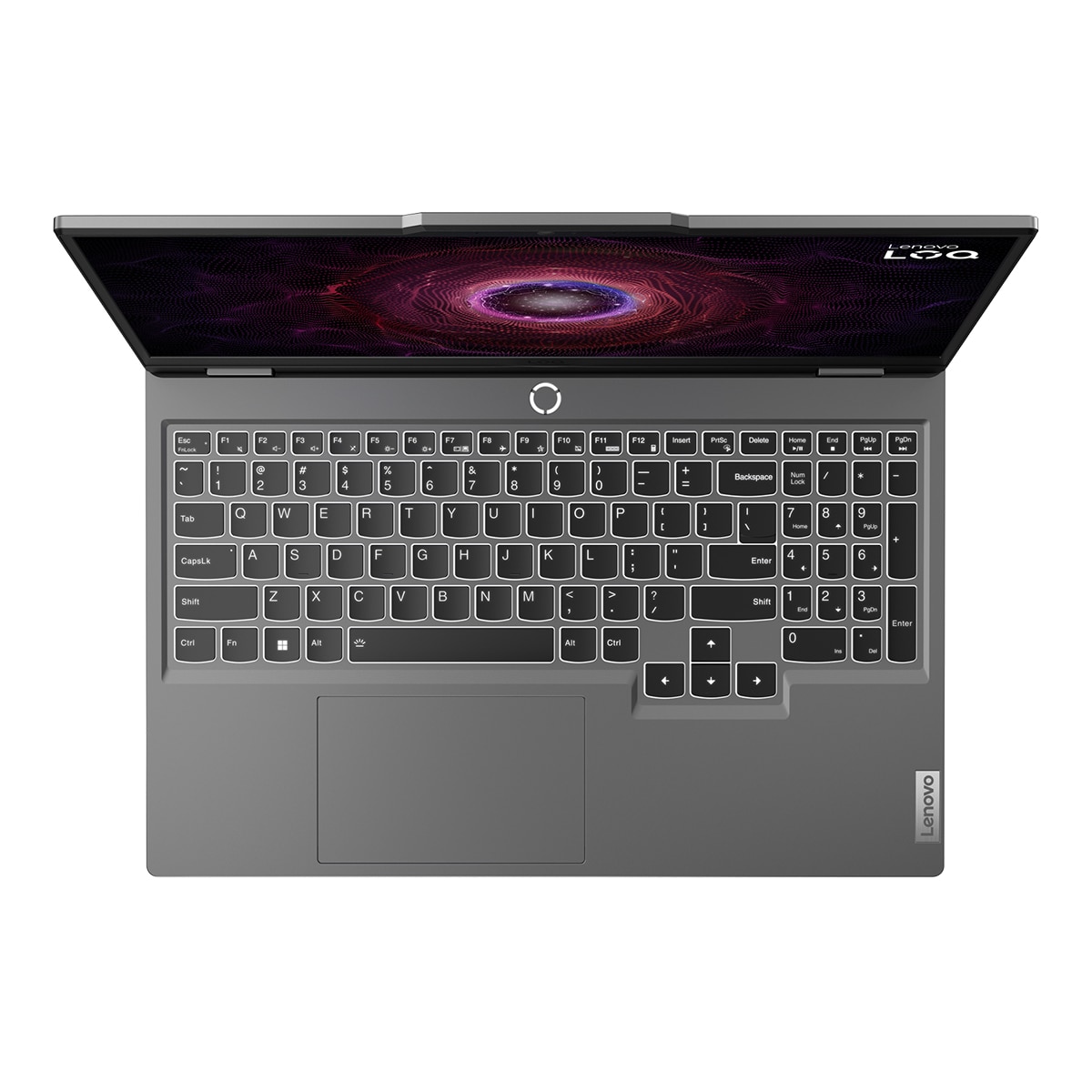 Portátil Gaming Lenovo LOQ 15ARP9, Ryzen 5-7232HS, 24GB, 512GB SSD, Nvidia GeForce RTX 3050 6GB, 15,6", W11 Gris Lunar-3