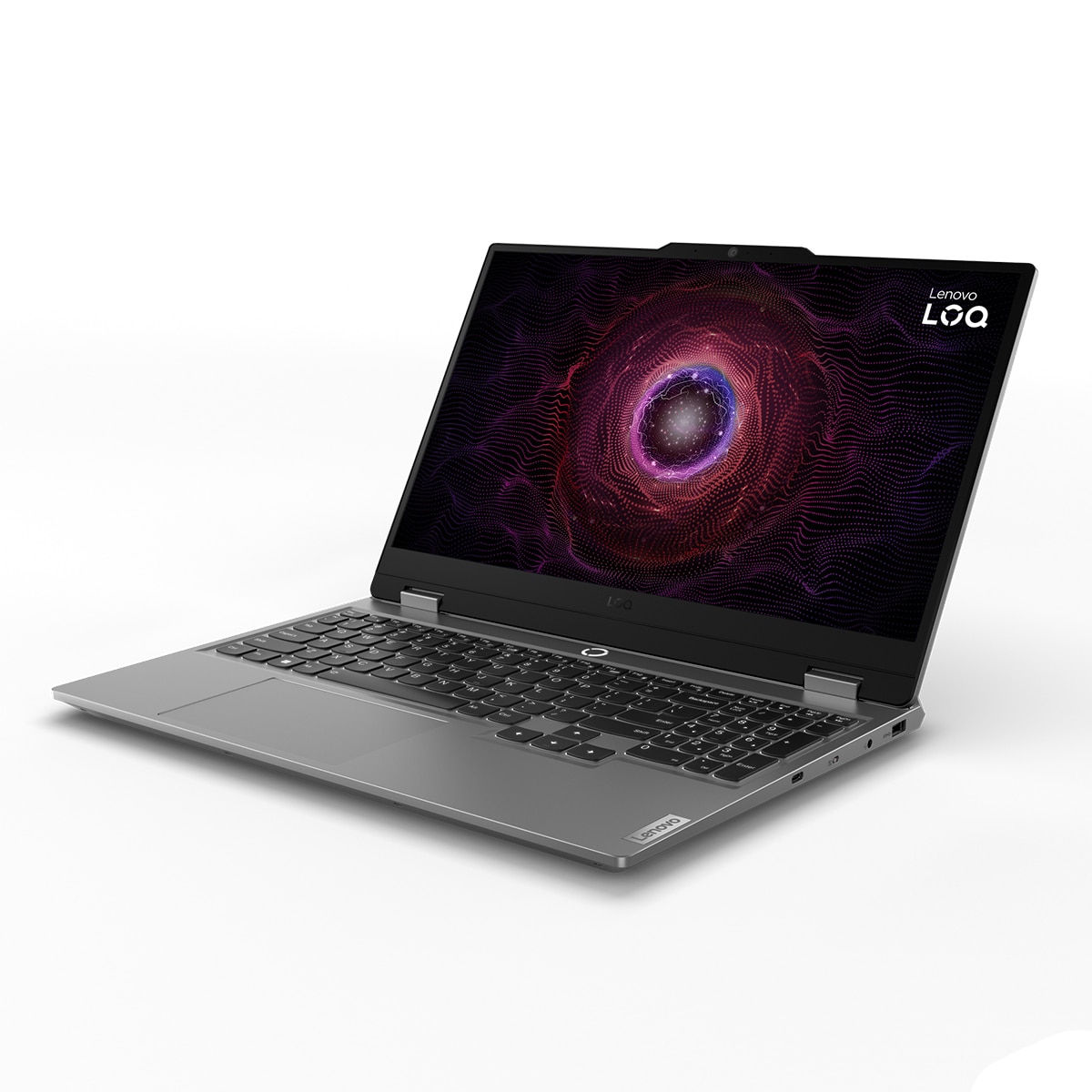 Portátil Gaming Lenovo LOQ 15ARP9, Ryzen 5-7232HS, 24GB, 512GB SSD, Nvidia GeForce RTX 3050 6GB, 15,6", W11 Gris Lunar-4