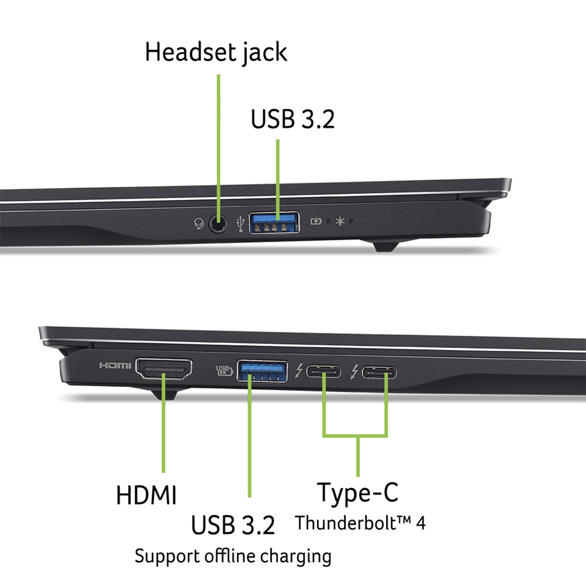 Portátil Acer Swift 16 AI SF16-51 Copilot+ PC, Intel Core Ultra 7-258V, 32GB, 1TB SSD, 16" OLED, W11 Negro-8