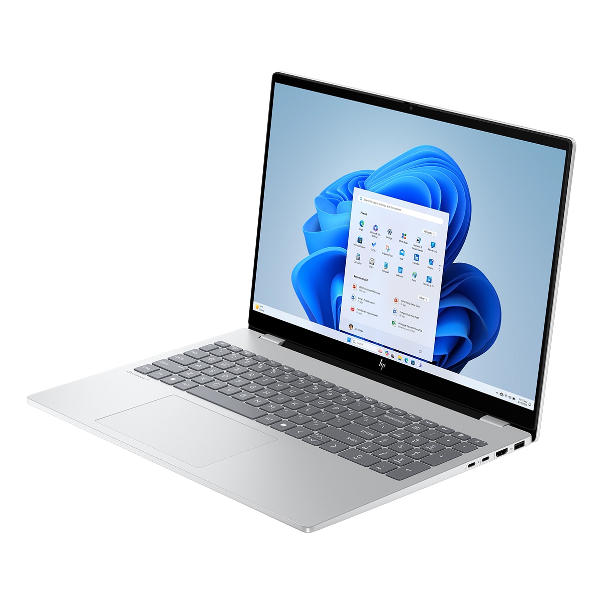 Portátil HP OmniBook 7 16-ay0000ns, Intel Core Ultra 7-255H, 32GB, 1TB SSD, NVIDIA GeForce RTX 4050 6GB, 16" OLED, W11 Plata-4