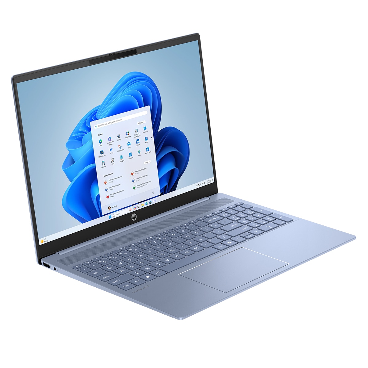 Portátil HP OmniBook 5 16-af1000ns, Intel Core Ultra 7-255U, 32GB, 1TB SSD, 16", W11 Azul-2