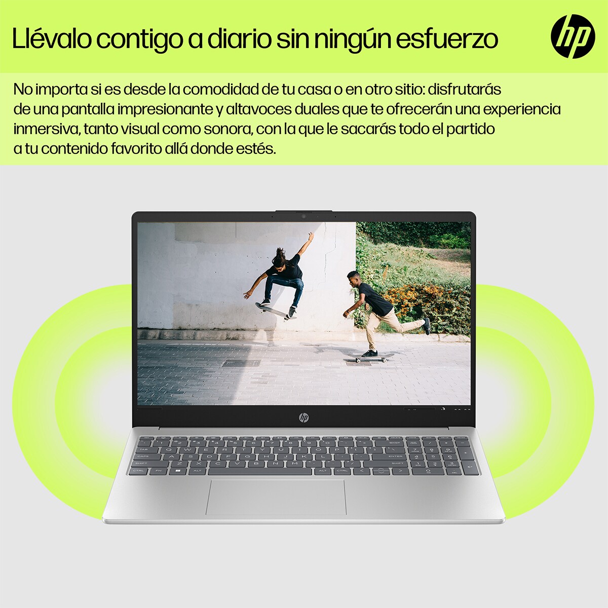 Portátil HP 15-fd0257ns, Intel N100, 8GB, 256GB SSD, 15,6", W11 Plata-7
