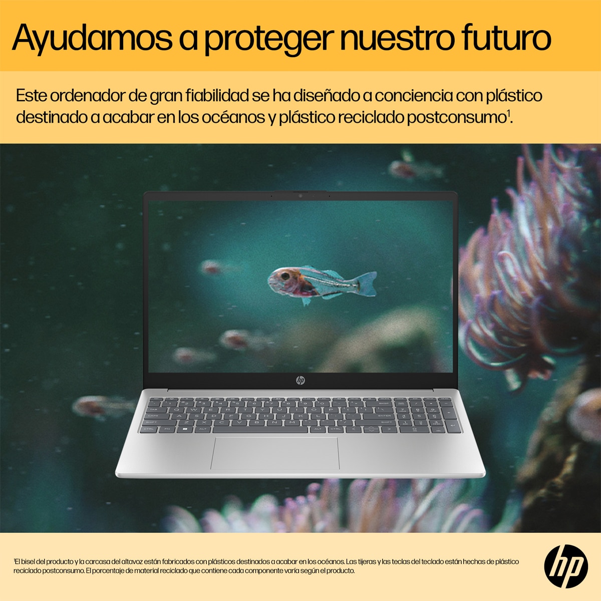 Portátil HP 15-fc0161ns, Ryzen 7-7730U, 16GB, 1TB SSD, 15,6", Sin SO Plata-7
