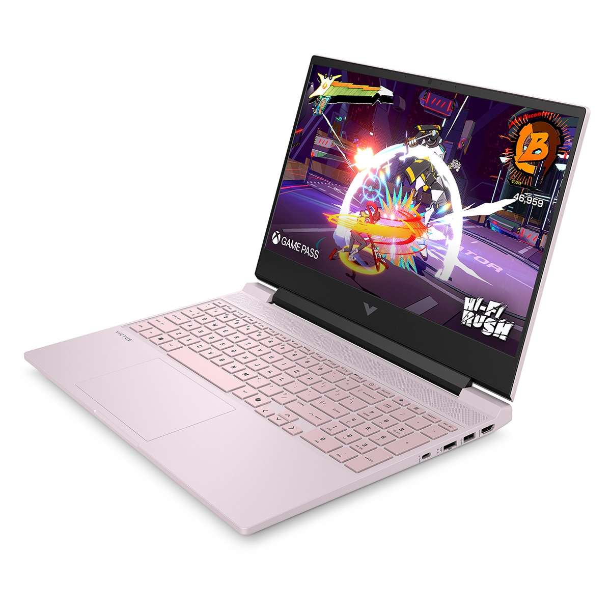 Portátil Gaming HP Victus 15-fa2010ns, i5-13420H, 16GB, 512GB SSD, Nvidia GeForce RTX 4050 6GB, 15,6", W11 Rosa-4