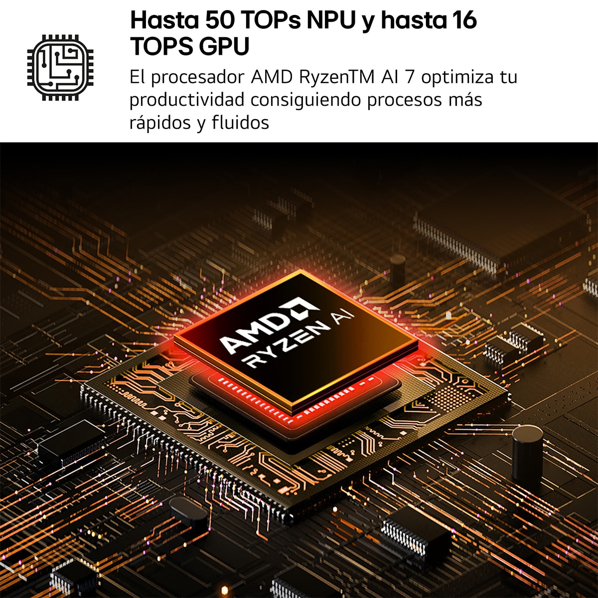 Portátil LG gram 15Z80T, Ryzen AI 7-350, 32GB, 1TB SSD, 15", W11 Negro-8