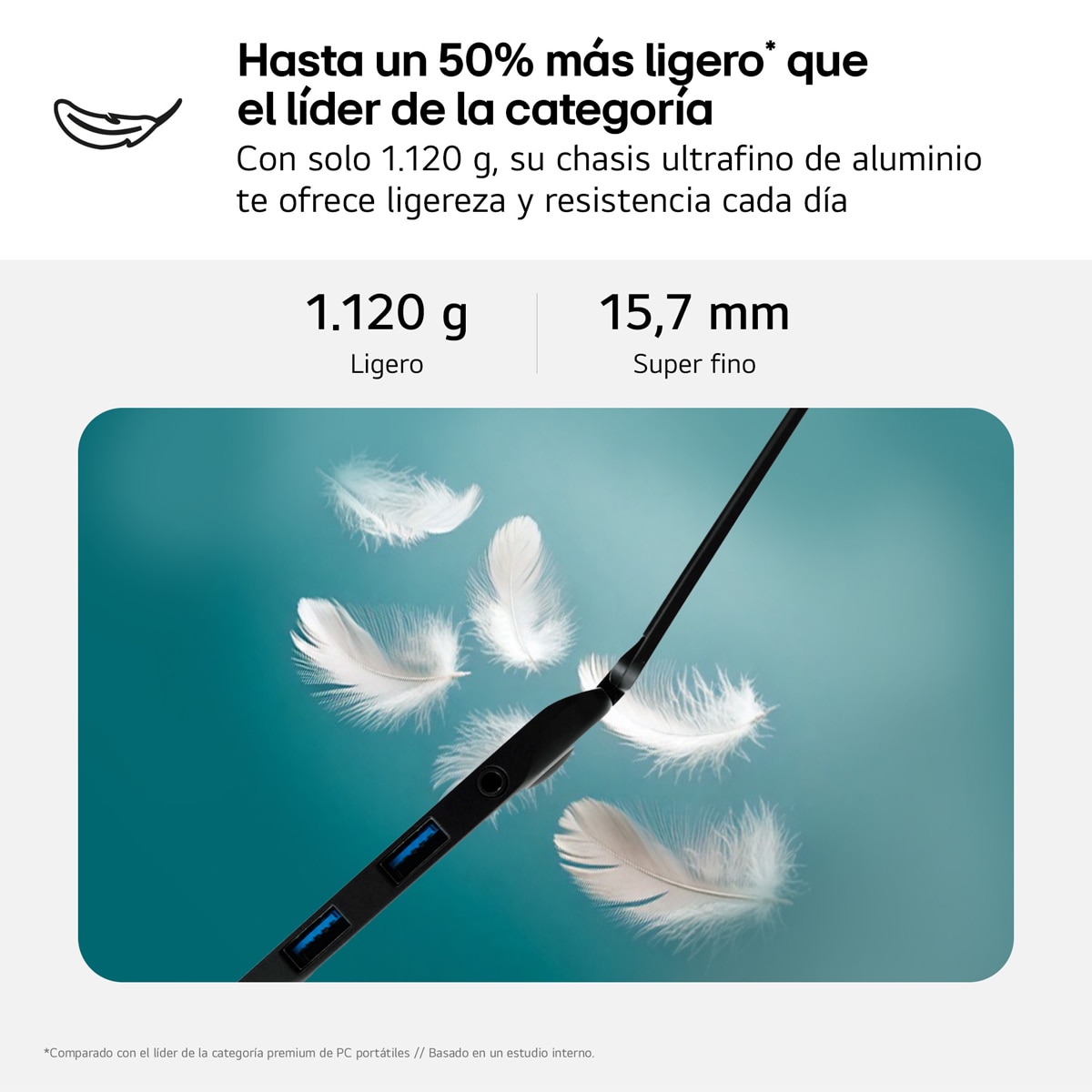 Portátil LG gram 14ZD90T, Intel Core Ultra 7-255H, 16GB, 1TB SSD, 14", Sin SO Negro-2
