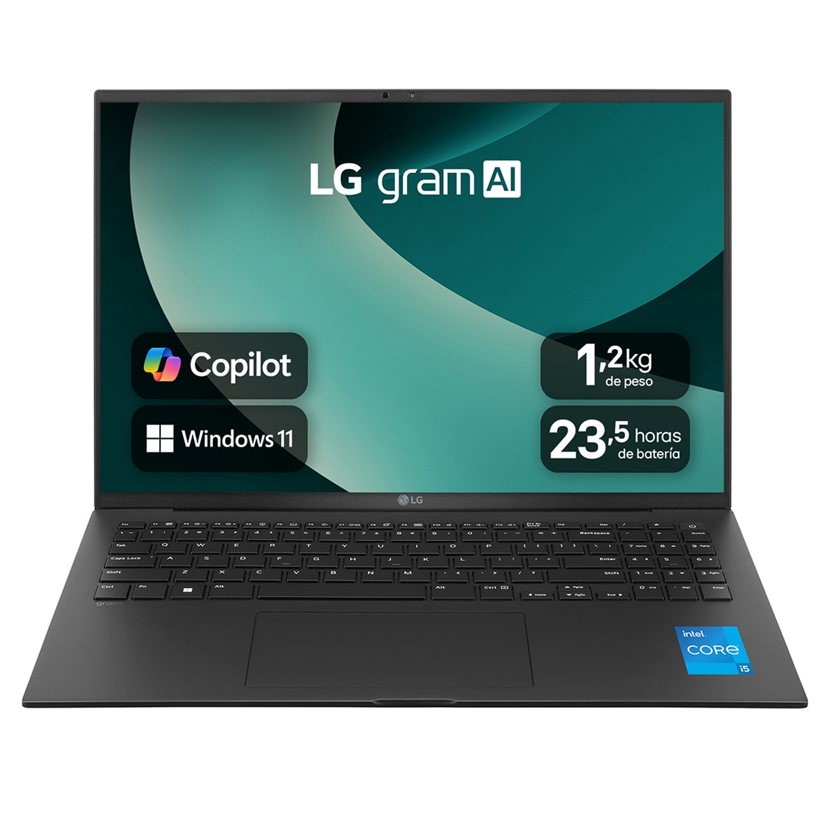 Portátil LG gram 16Z90RU, i5-1334U, 16GB, 512GB SSD, 16