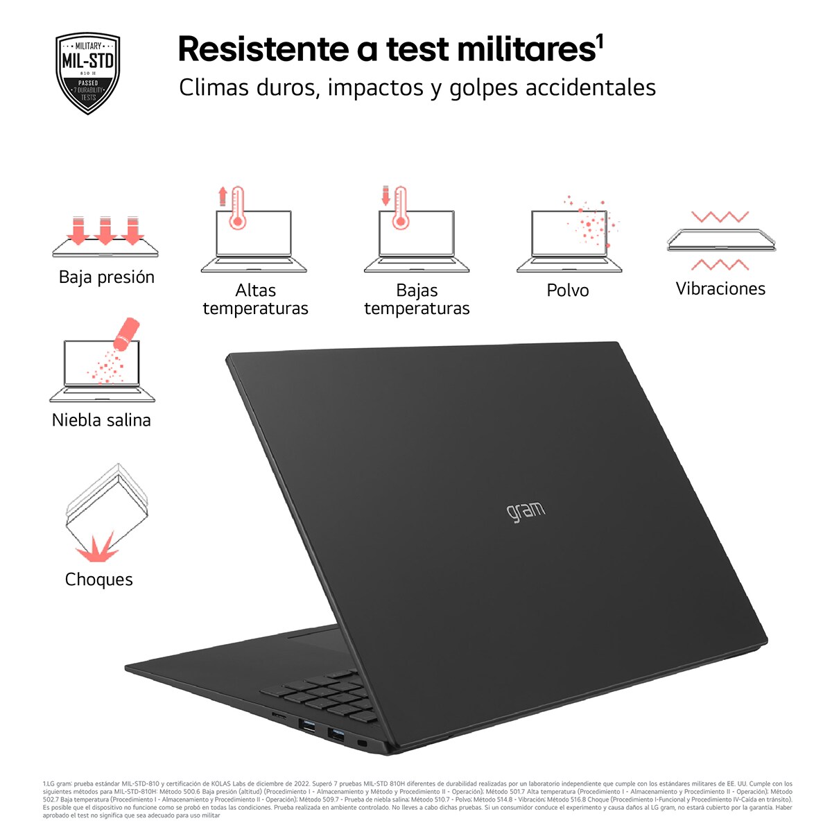 Portátil LG gram Pro 16ZD90SP, Intel Core Ultra 7-155H, 32GB, 1TB SSD, Nvidia GeForce RTX 3050 4GB, 16", Sin SO Negro Obsidiana-10