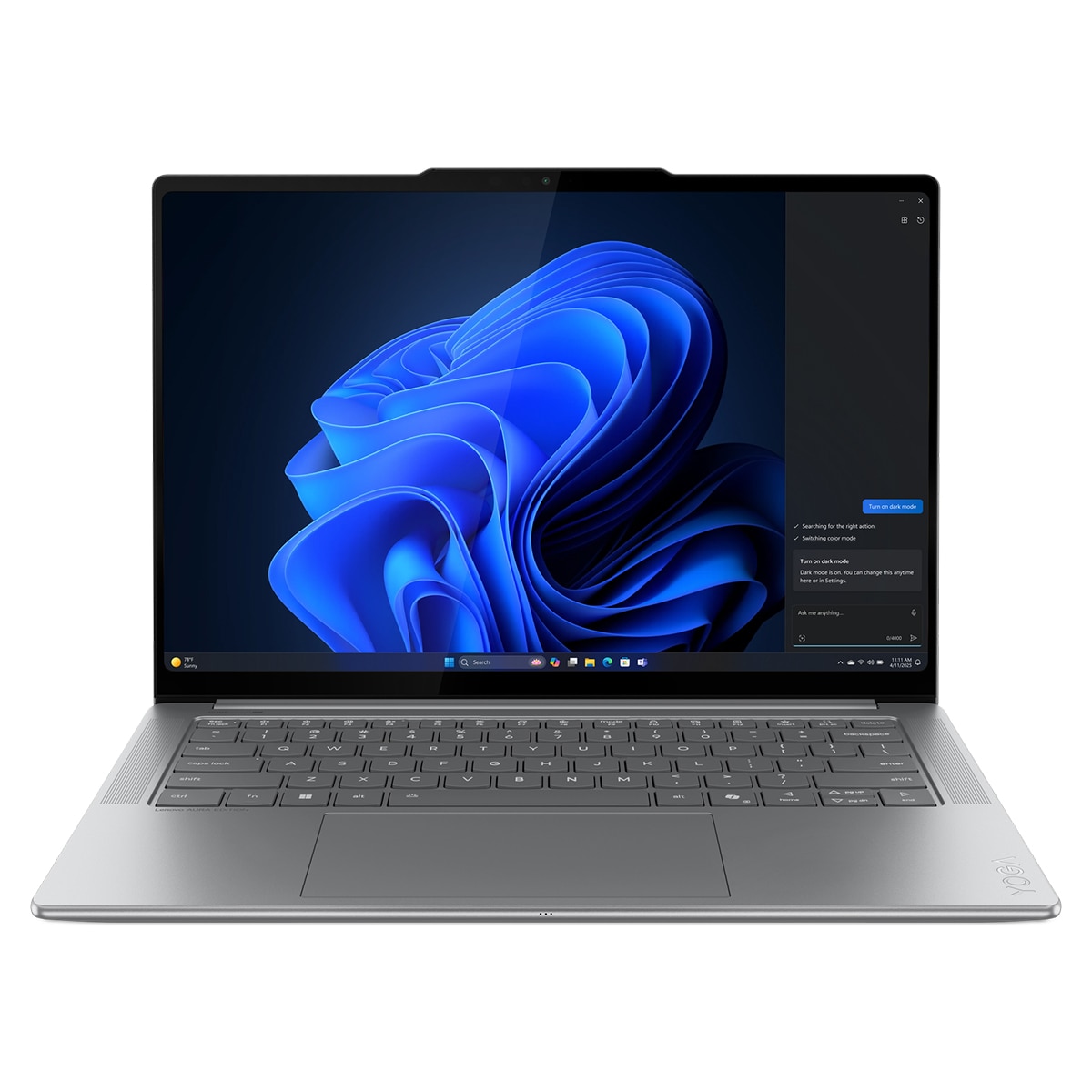 Portátil Lenovo Yoga Pro 7 14IAH10, Intel Core Ultra 9-285H, 32GB, 1TB SSD, 14,5", W11 Luna Grey-1