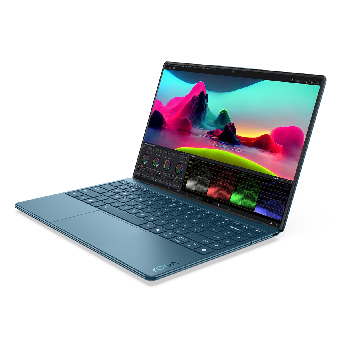 Portátil Lenovo Yoga Slim 9 14ILL10 Copilot+PC, Intel Core Ultra 7-258V, 32GB, 1TB SSD, 14", W11 Tidal Teal-3