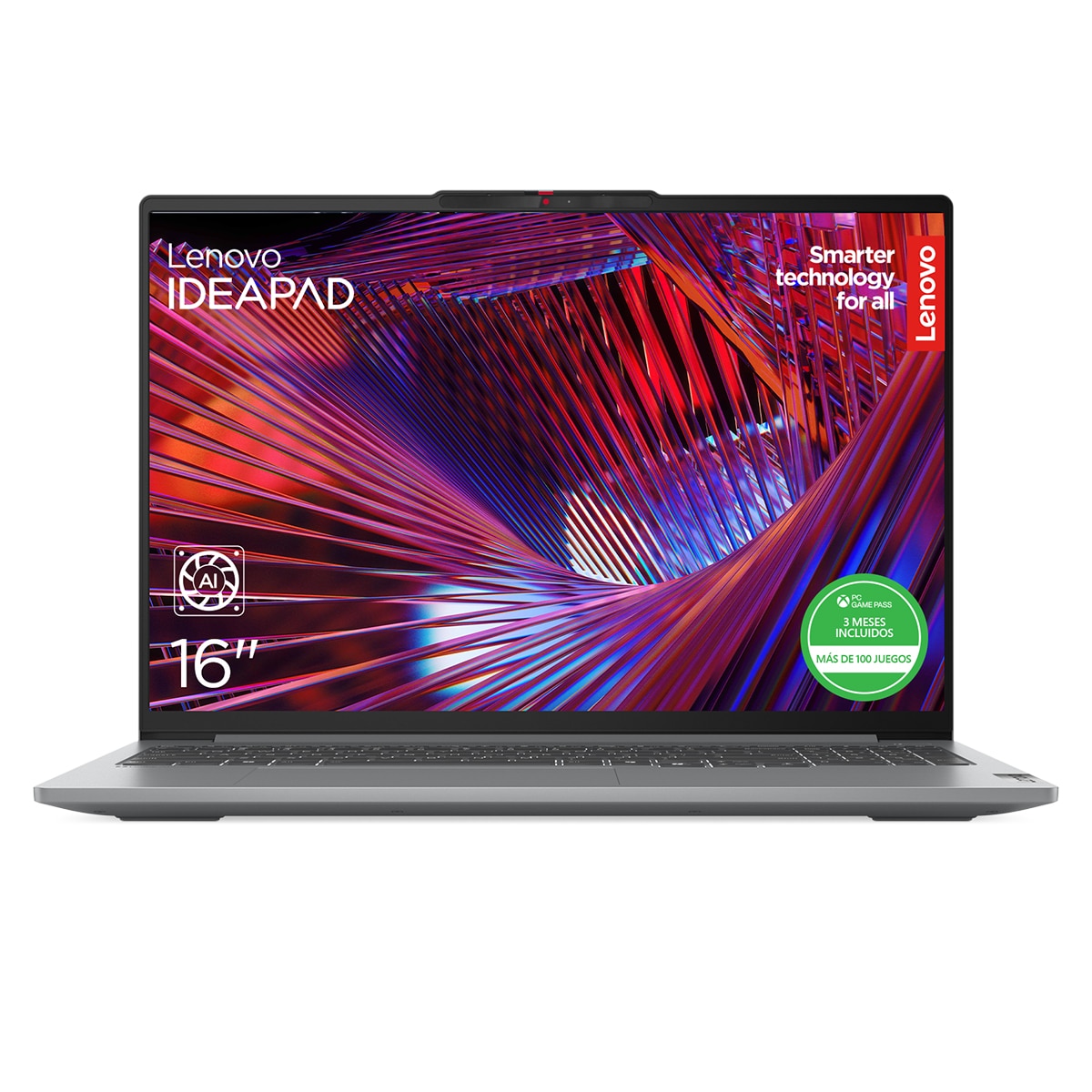 Portátil Lenovo IdeaPad Pro 5 16IMH9, Intel Core Ultra 9-185H, 32GB, 1TB SSD, 16", W11 Arctic Grey-1