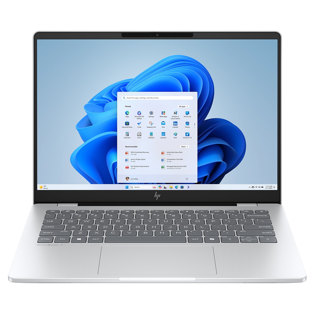 Imagen 0 de Portátil HP OmniBook 7 14-fr0001ns, Intel Core Ultra 5 EVO-225U, 16GB, 1TB SSD, 14" OLED, W11