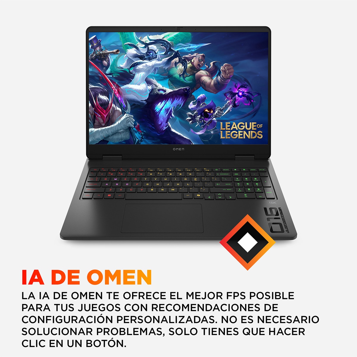 Portátil Gaming HP OMEN 16-am0021ns, Intel Core 7-240H, 32GB, 1TB SSD, Nvidia GeForce RTX 5070 8GB, 16", Sin SO Negro-6