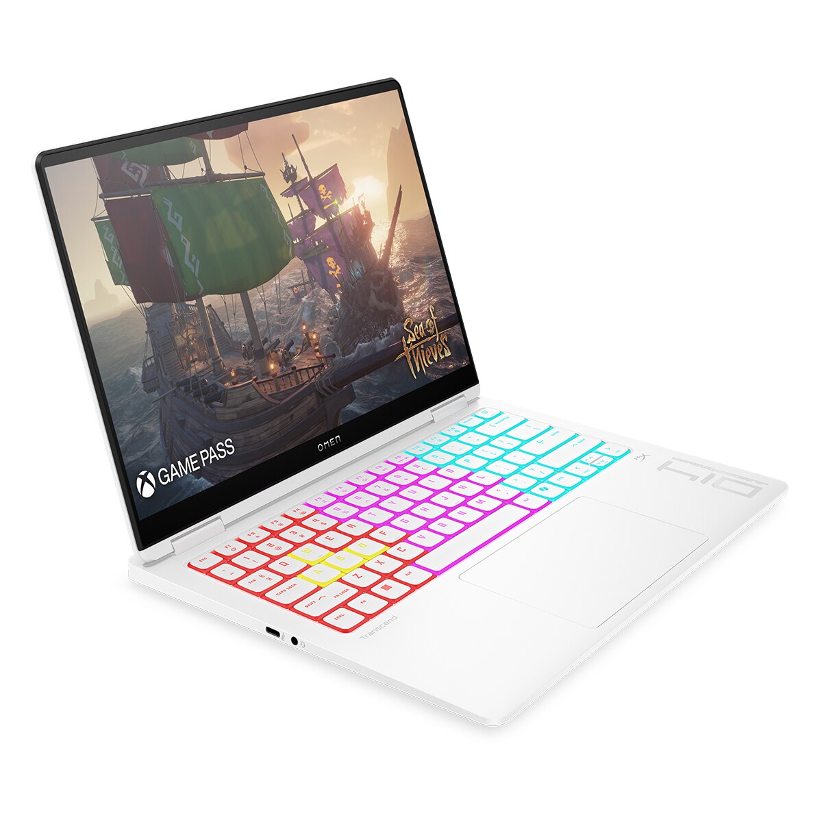 Portátil Gaming HP OMEN Transcend 14-fb1003ns, Intel Core Ultra 9-285H, 64GB, 1TB SSD, Nvidia GeForce RTX 5070 8GB, 14" OLED, W11 Blanco-2