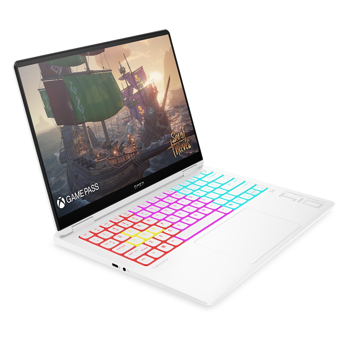 Portátil Gaming HP OMEN Transcend 14-fb1002ns, Intel Core Ultra 7-255H, 32GB, 1TB SSD, Nvidia GeForce RTX 5060 8GB, 14" OLED, W11 Blanco-2