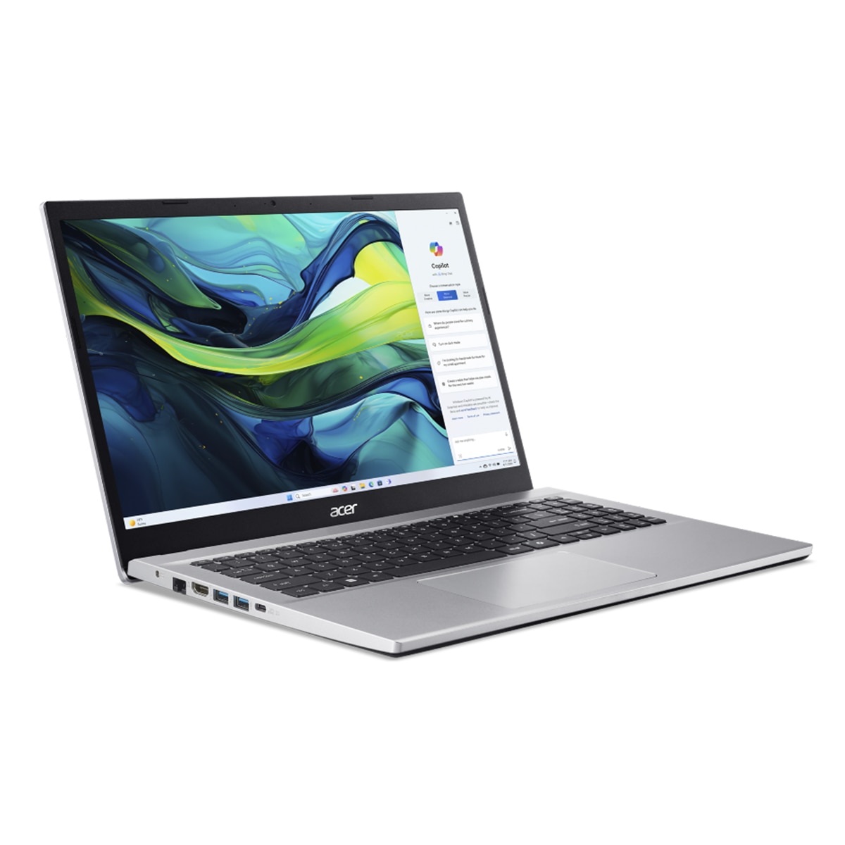 Portátil ACER Aspire Go 15, Ryzen 7-5825U, 16GB, 1TB SSD, 15.6", W11 Plata-2