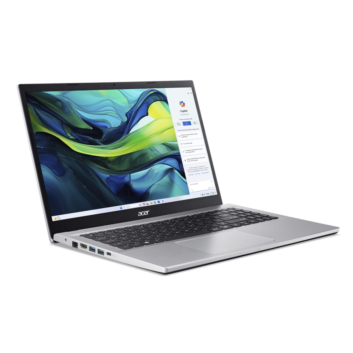 Portátil ACER Aspire Go 15, Ryzen 7-5825U, 16GB, 1TB SSD, 15.6", W11 Plata-2