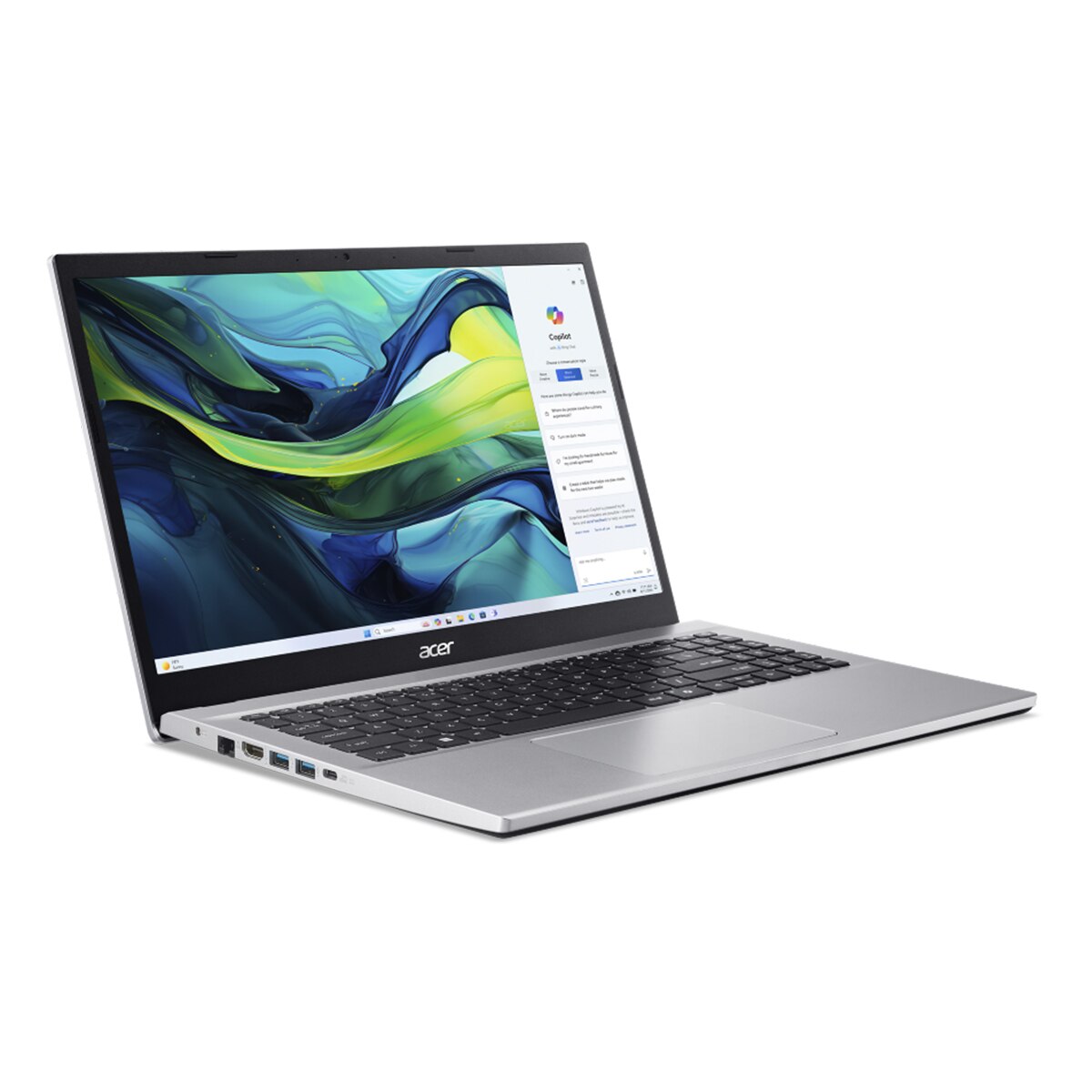 Portátil ACER Aspire Go 15, Ryzen 7-5825U, 16GB, 512 GB SSD, 15.6", W11 + Mouse + Funda Plata-3