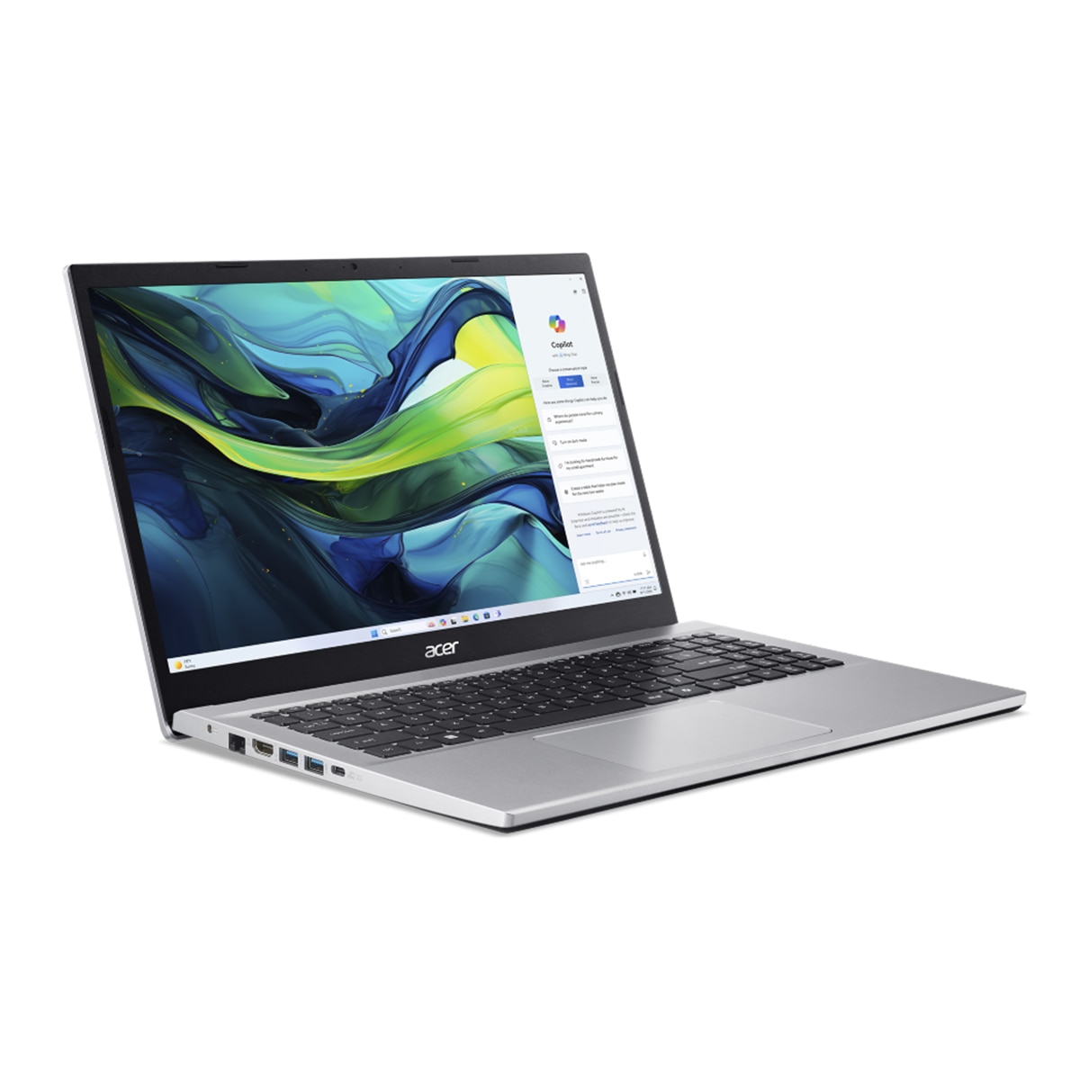Portátil ACER Aspire Go 15, Ryzen 7-5825U, 16GB, 512 GB SSD, 15.6", Sin SO Plata-2