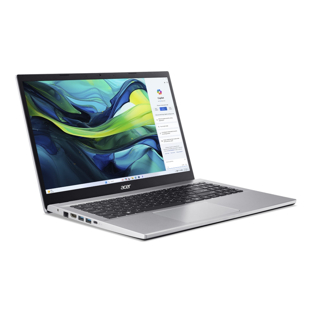 Portátil ACER Aspire Go 15, Ryzen 7-5825U, 32GB, 1TB SSD, 15.6", Sin SO Plata-2
