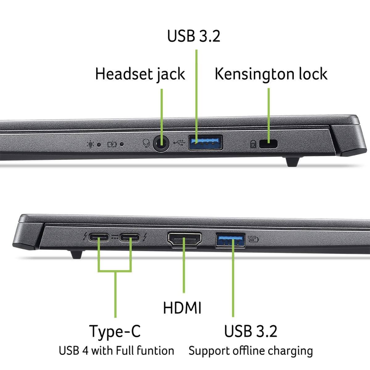 Portátil Acer Aspire 14 AI, 14" WUXGA IPS, Intel Core Ultra 7-258V, 32GB, 1TB SSD, Copilot+ PC, Windows 11 Plata-7