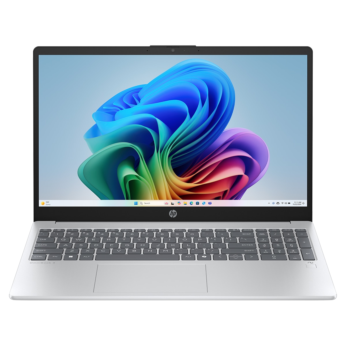 Portátil HP OmniBook 3 15-fn0003ns, Copilot+PC, Ryzen IA 5, 16GB, 1TB SSD, 15,6", W11 Plata-1