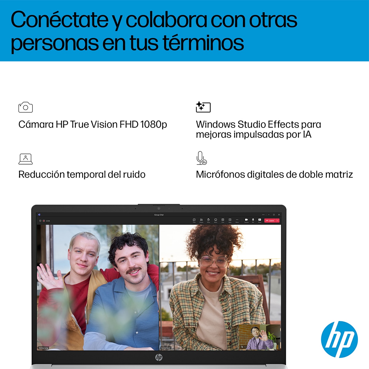Portátil HP OmniBook 3 15-fn0003ns, Copilot+PC, Ryzen IA 5, 16GB, 1TB SSD, 15,6", W11 Plata-6