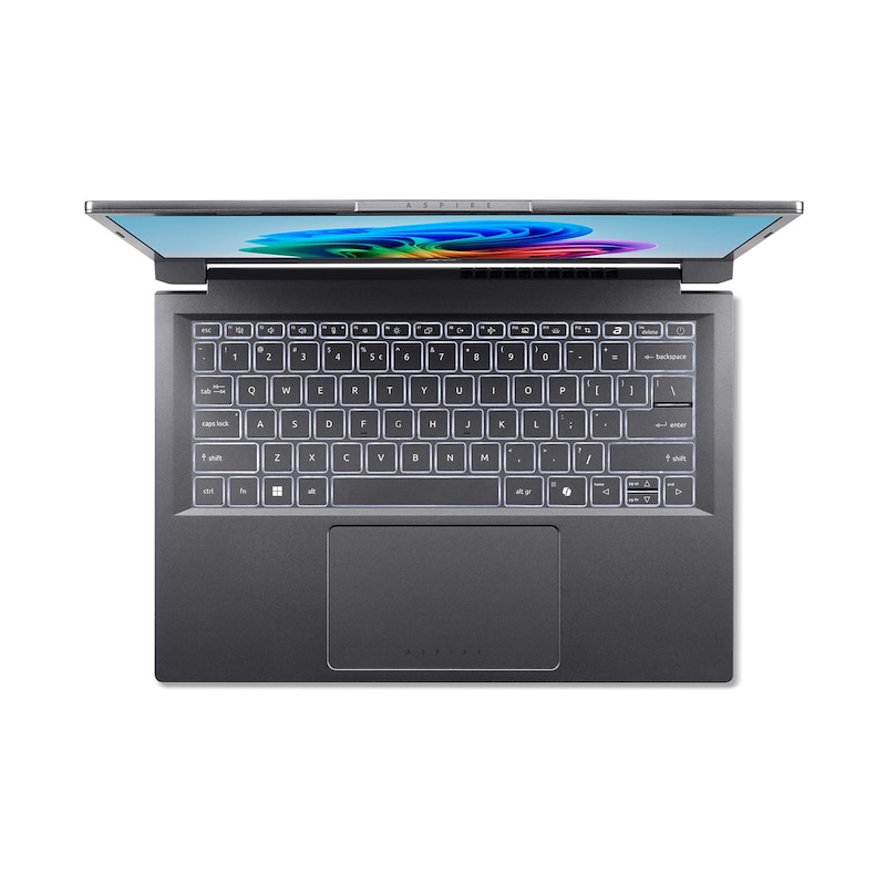 Portátil ACER Aspire 14 AI Copilot+ PC, Intel Core Ultra 7-256V, 16GB, 1TB SSD, 14" OLED, W11 Gris-3