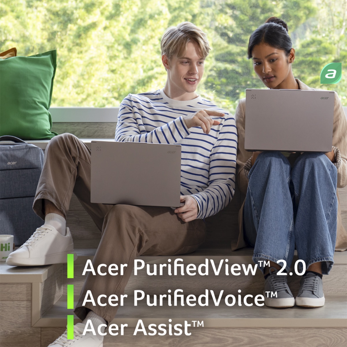 Portátil ACER Aspire 14 AI Copilot+ PC, Intel Core Ultra 7-256V, 16GB, 1TB SSD, 14" OLED, W11 Gris-7