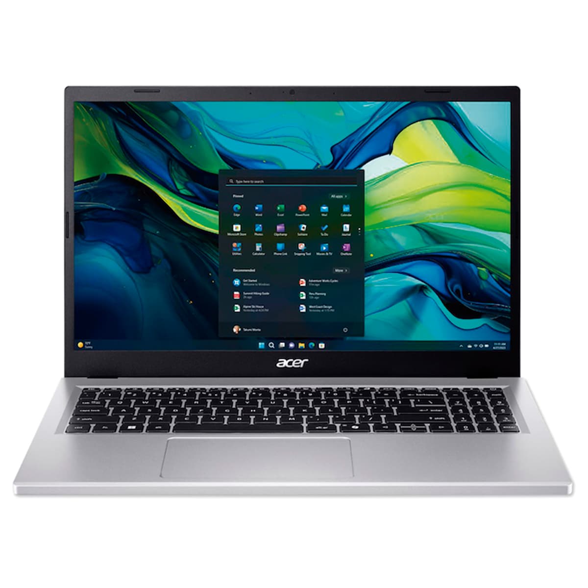 Portátil ACER Aspire Go 15, i5-13420H, 16GB, 1TB SSD, 15,6", W11 Plata-1