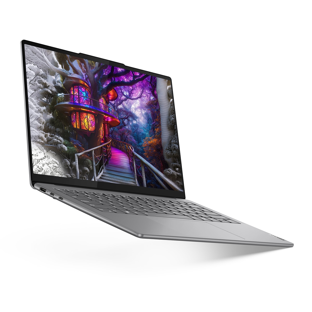 Portátil Lenovo Yoga Slim 7 14IMH9, Intel Core Ultra 7-155H, 32GB, 1TB SSD, 14" OLED, W11 Gris Lunar-2