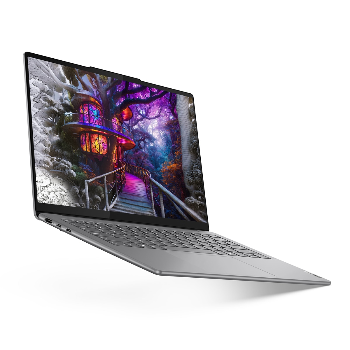 Portátil Lenovo Yoga Slim 7 14IMH9, Intel Core Ultra 5-125H, 16GB, 512GB SSD, 14", W11 Gris Lunar-2