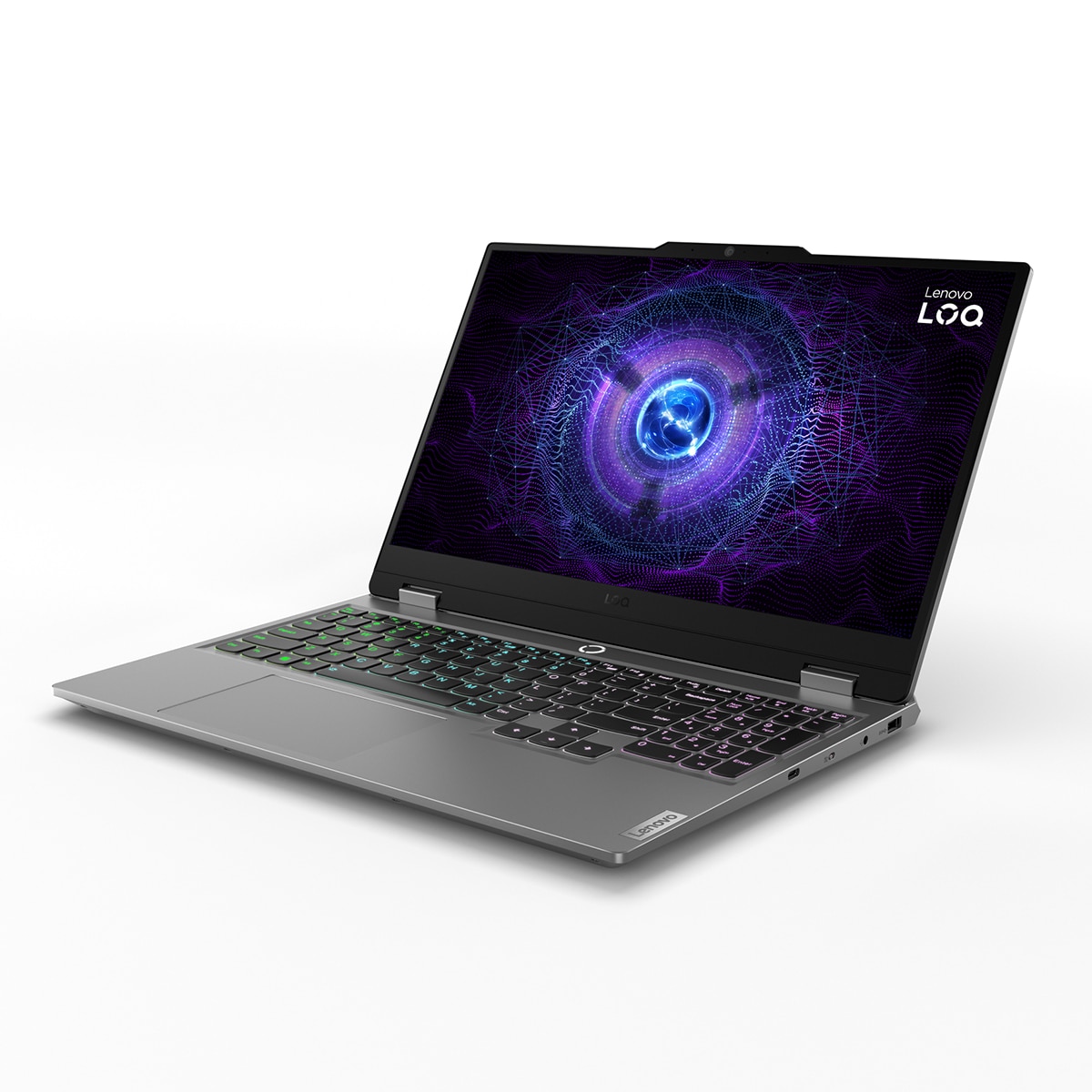 Portátil Gaming Lenovo LOQ 15IAX9, i5-12600HX, 16GB, 512GB SSD, Nvidia GeForce RTX 4050 6GB, 15,6", W11 Gris Lunar-2