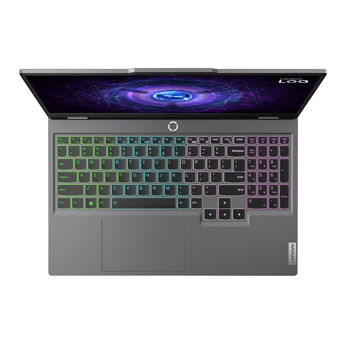 Portátil Gaming Lenovo LOQ 15IAX9, i5-12600HX, 16GB, 512GB SSD, Nvidia GeForce RTX 4050 6GB, 15,6", W11 Gris Lunar-3