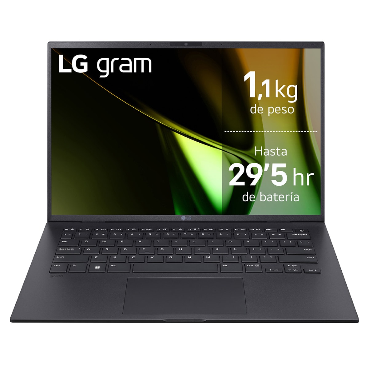 Portátil LG gram 14Z90S-G.AD78B, Intel Core Ultra 7-155H, 32GB, 1TB SSD, 14", W11 Negro-1