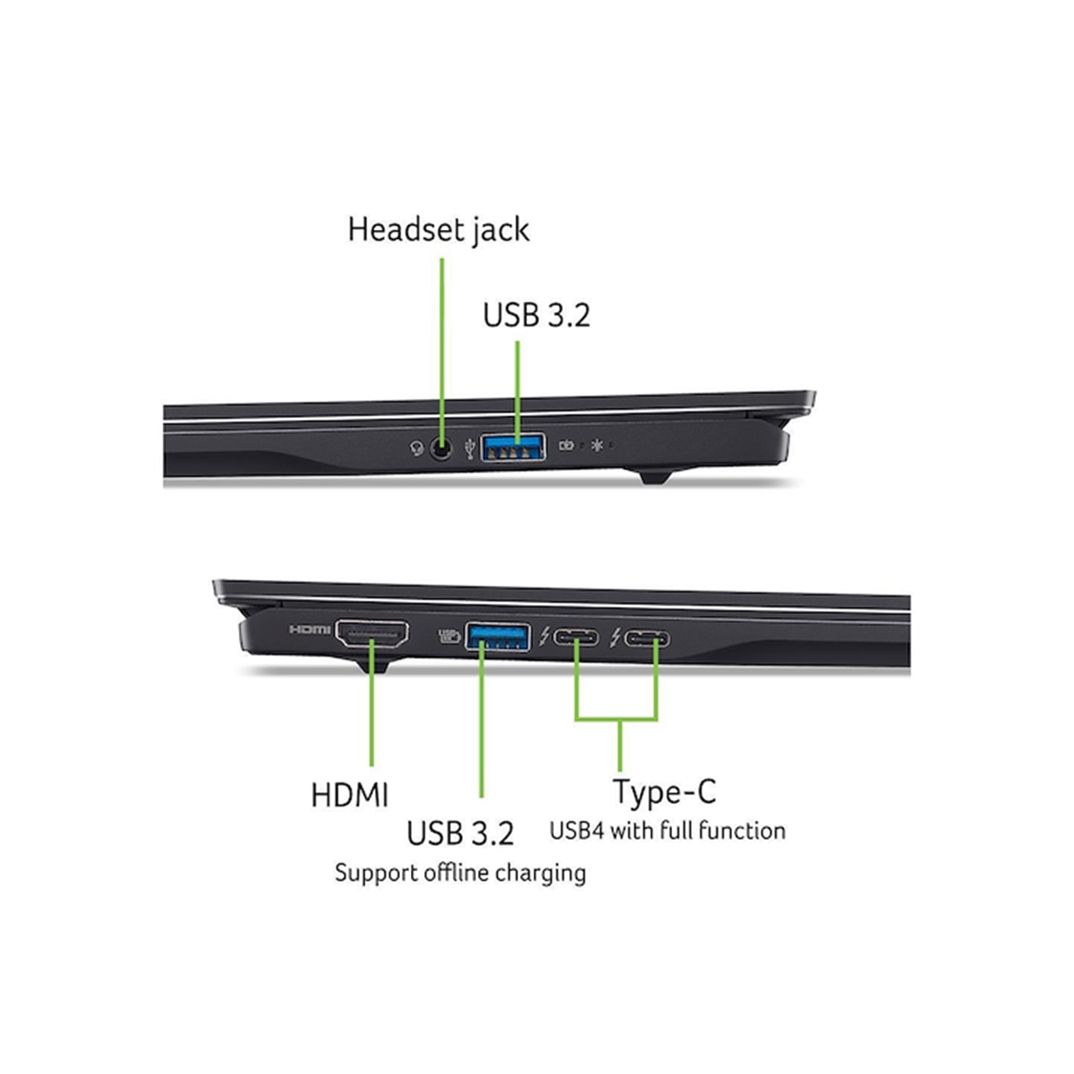 Portátil Acer Swift 16 AI OLED SF16-51, Intel Core Ultra 9-288V, 32GB, 1TB SSD, 16" OLED, W11 Negro-9