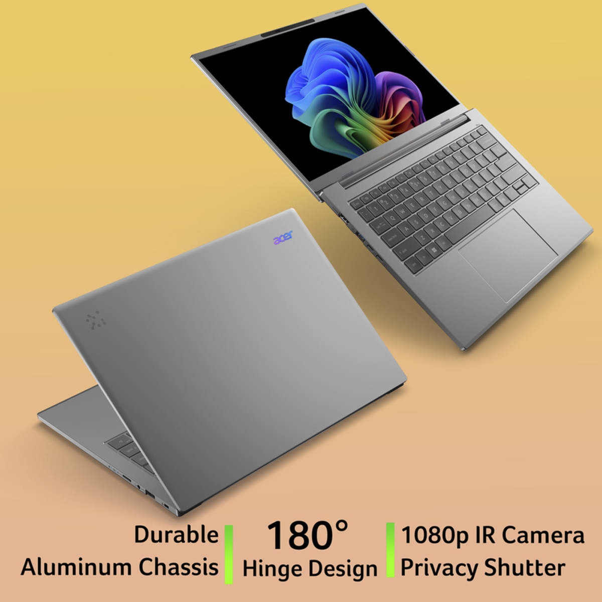 Portátil Acer Aspire 14 AI A14-61M Copilot+ PC, Ryzen AI 5-330, 32GB, 1TB SSD, 14", W11 Plata-3