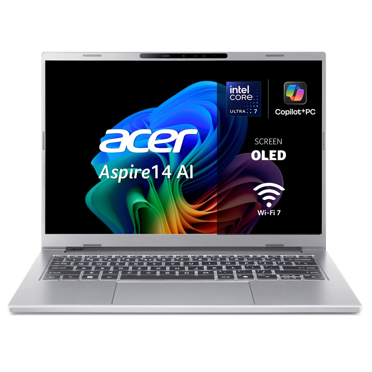 Imagen 0 de Portátil Acer Aspire 14 AI A14-53M Copilot+ PC, Intel Core Ultra 7-256V, 16GB, 1TB SSD, 14" OLED, W11