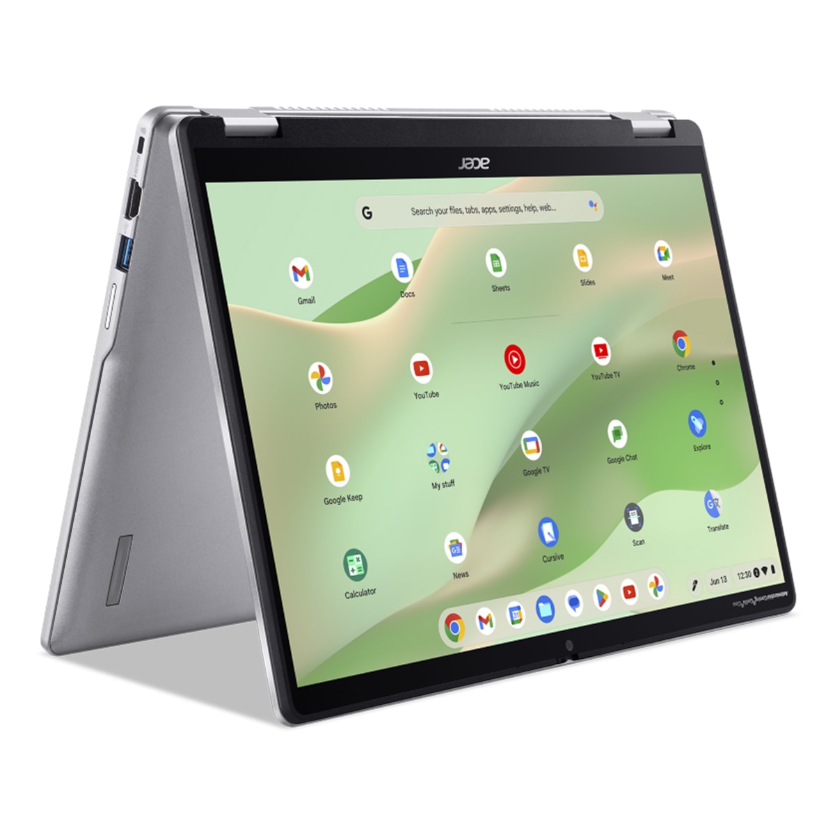 Imagen 4 de Portátil Acer Chromebook Spin 314 CP314-2HN-C2JK, Intel N100, 8GB, 128GB eMMC, 14", ChromeOS - Plata Plata