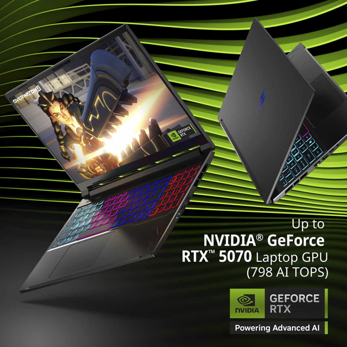 Portátil Gaming Acer Nitro V 16S AI ANV16S, Ryzen AI 7-350, 32GB, 1TB SSD, Nvidia GeForce RTX 5070 8GB, 16", W11 Negro-4