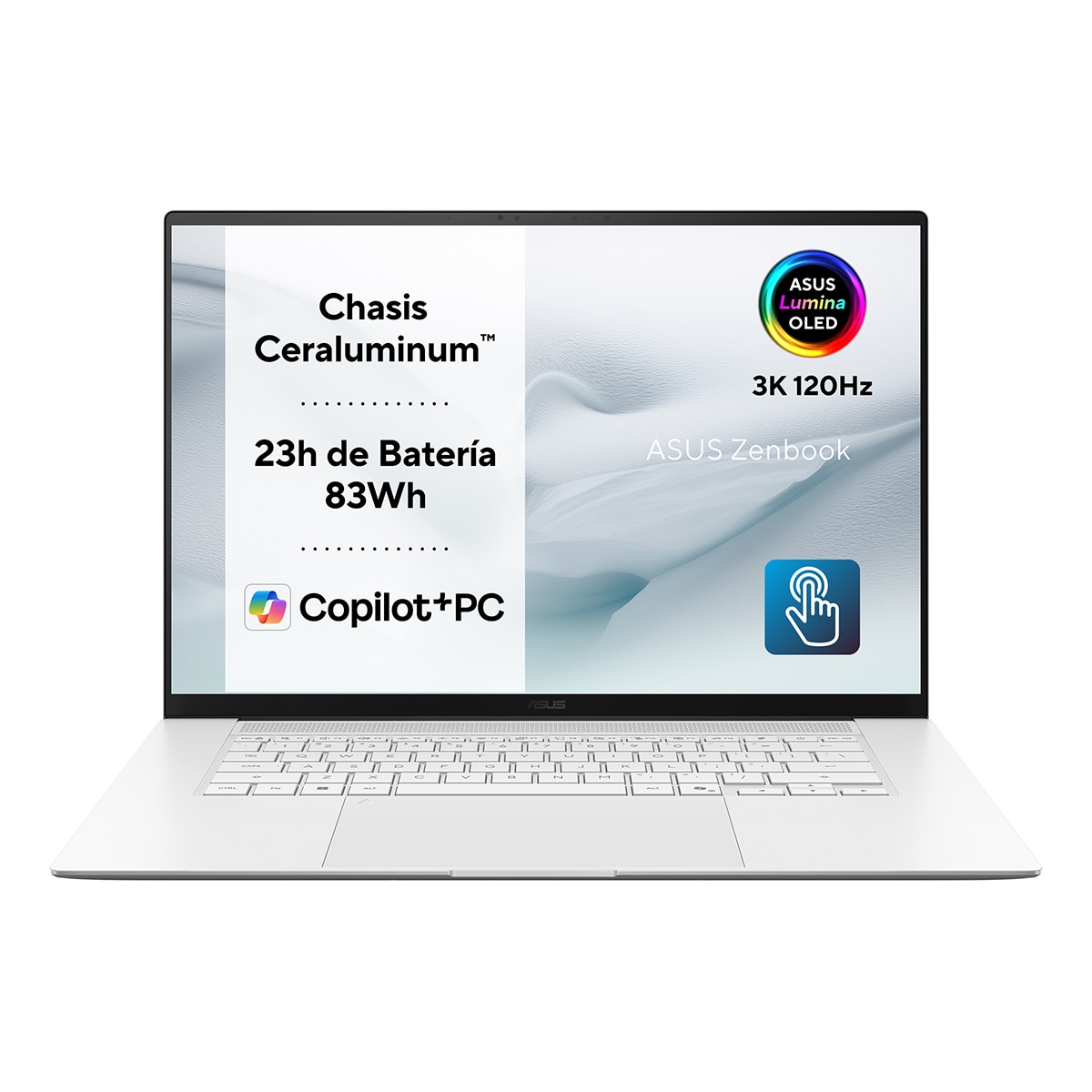 Imagen 0 de Portátil ASUS Zenbook S 16 UM5606GA-SR340W Copilot+ PC, Ryzen AI 9, 32GB, 1TB SSD, 16" OLED, W11