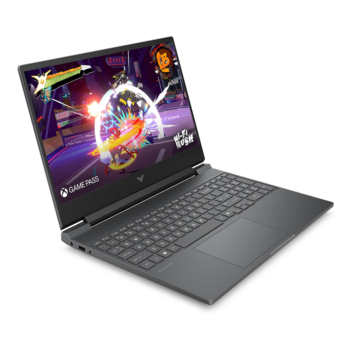 Portátil Gaming HP VICTUS 15-fa2073ns, Intel Core i5-14450HX, 16GB, 512GB SSD, Nvidia GeForce RTX 4050 6GB, 15,6", W11 - Gris oscuro Gris oscuro-2