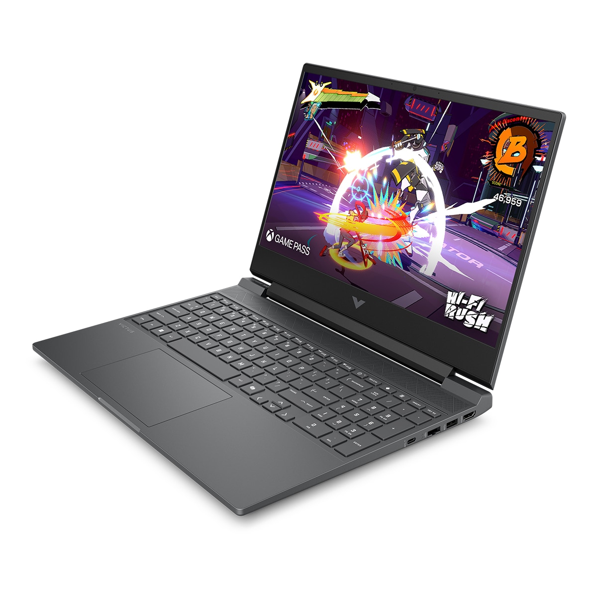 Portátil Gaming HP VICTUS 15-fa2073ns, Intel Core i5-14450HX, 16GB, 512GB SSD, Nvidia GeForce RTX 4050 6GB, 15,6", W11 - Gris oscuro Gris oscuro-4