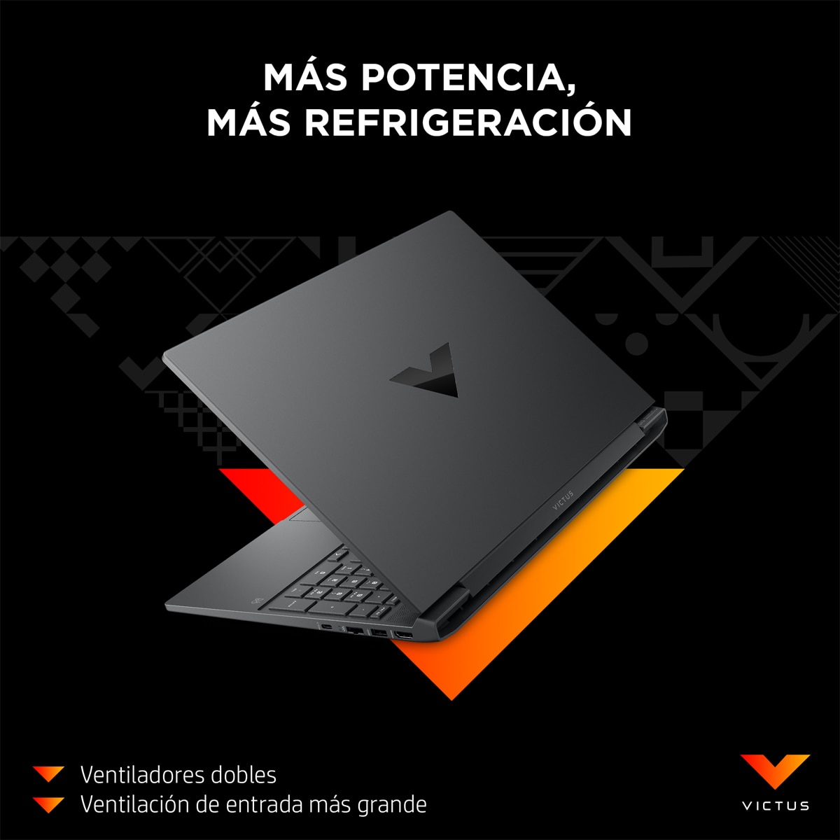 Portátil Gaming HP VICTUS 15-fa2073ns, Intel Core i5-14450HX, 16GB, 512GB SSD, Nvidia GeForce RTX 4050 6GB, 15,6", W11 - Gris oscuro Gris oscuro-6